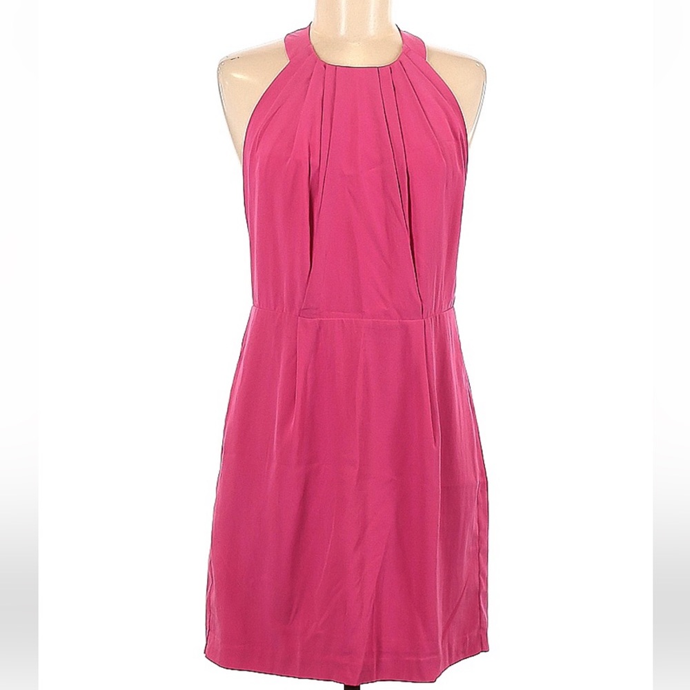 BCBG Fuchsia Halter Mini Dress